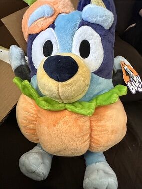 Bluey Plush Pumpkin Costume Stuffed Animal - Multicolor